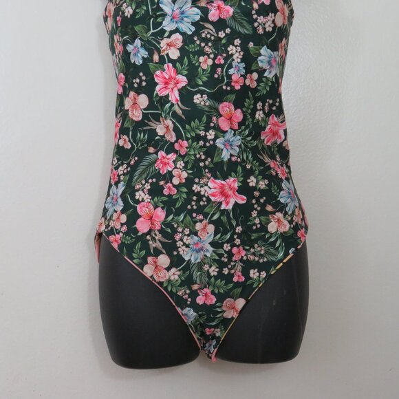 Agua Bendita Size Medium Kailan Sally Reversible One Piece Swimsuit NEW - Picture 4 of 6